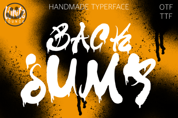 Back Jump Font: Spray Can Graffiti for Makers and Sellers