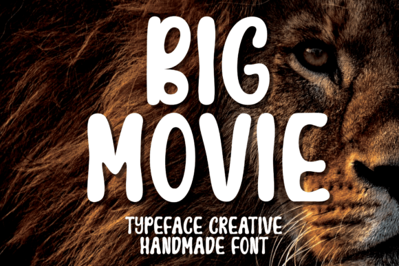 Big Movie Font: A Friendly Handwritten Display Typeface