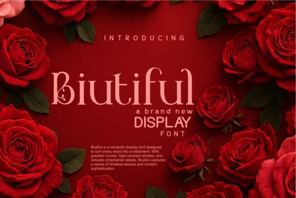 Biutiful Display Font: A Crafter’s Review of This Elegant Typeface