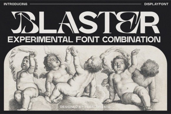 Blaster Display: A Playful Experimental Font for Sellers