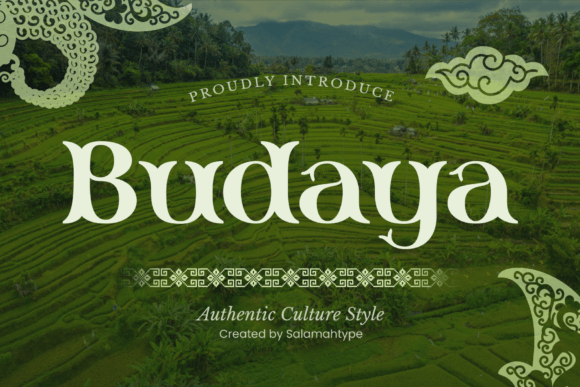 Budaya Font: A Classic Display Typeface for Timeless Branding