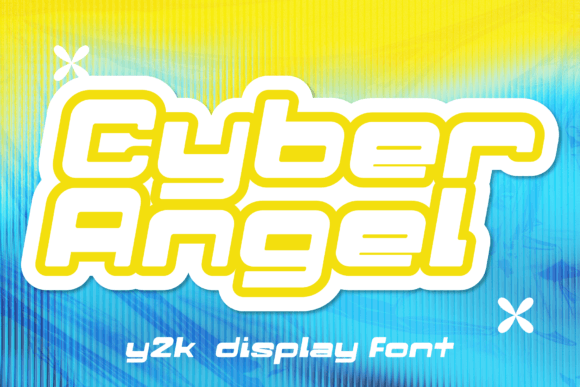 Cyber Angel Display Font for Futuristic Editorials