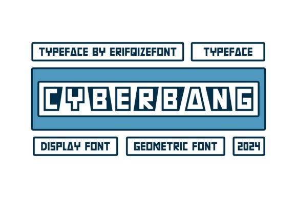 Cyberbang: A Bold Cyberpunk Display Font Review