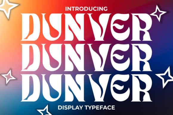 Dunver Display Font: Vintage Groove for Campaign Creatives