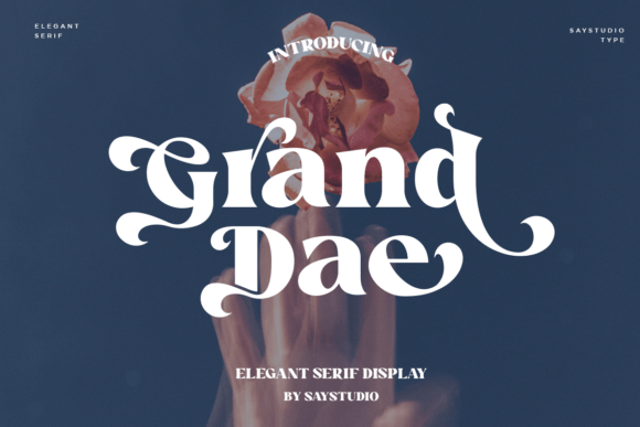 Grand Dae Display Font for Bold Web Design Headlines