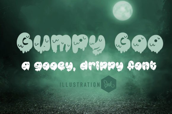 Gumpy Goo Display Font: A Gooey Typeface for Editorial Design