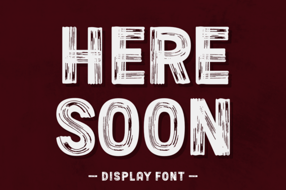 Here Soon: A Retro Brush Font for Vintage Charm
