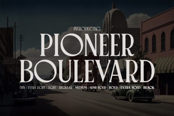 How the Pioneer Boulevard Font Elevates Digital Branding
