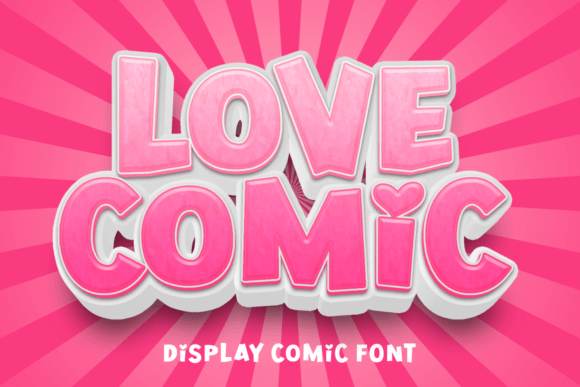 Love Comic: A Playful Display Font for Web Designers