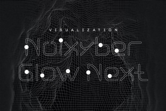 Nuixyber Glow Next: A Neon Display Font for Bold Brand Identity