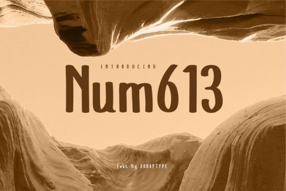 Num613 Handmade Marker Font for Real Branding