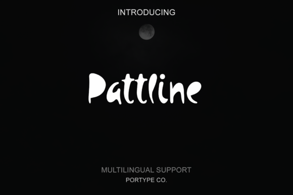 Pattline: A Playful Display Font for Modern Digital Branding