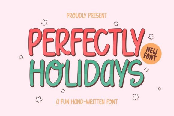 Perfectly Holidays Font for Festive Digital Design