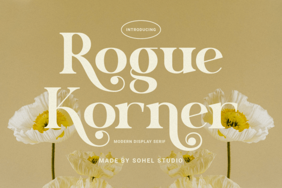 Rogue Korner: A Retro Display Serif Font for Elegant Editorial Moments
