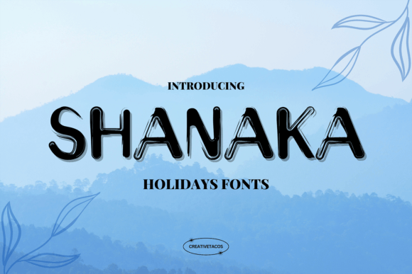 Shanaka Font: A Modern Brush Display Typeface for Digital Branding