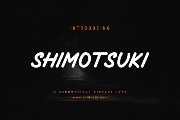 Shimotsuki: A Handwritten Display Font for Authentic Business Branding