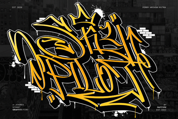 Skypilot: A Street Graffiti Font for Editorial Designers