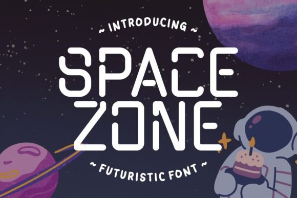 Space Zone: A Futuristic Display Font for Modern Web Design